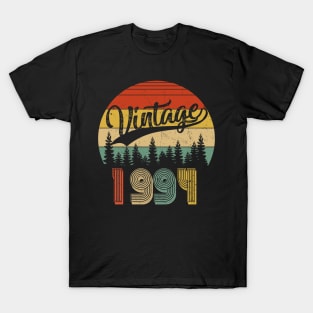 Vintage Born In 1994 30th Birthday Retro Gift 30 Year Old T-Shirt